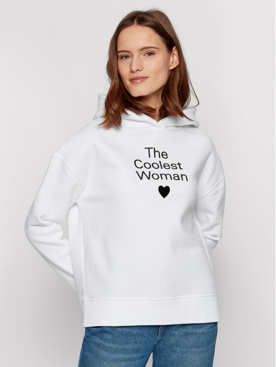 BOSS Boss Світшот Evalin_Vd 50452526 Білий Regular Fit