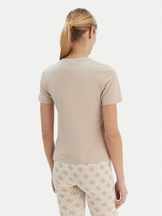 Guess Guess Marškinėliai V6RI20 J1314 Smėlio Regular Fit