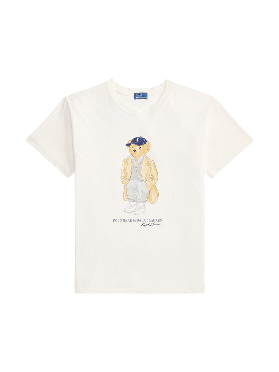 Polo Ralph Lauren Polo Ralph Lauren T-shirt 211971752001 Bijela Straight Fit