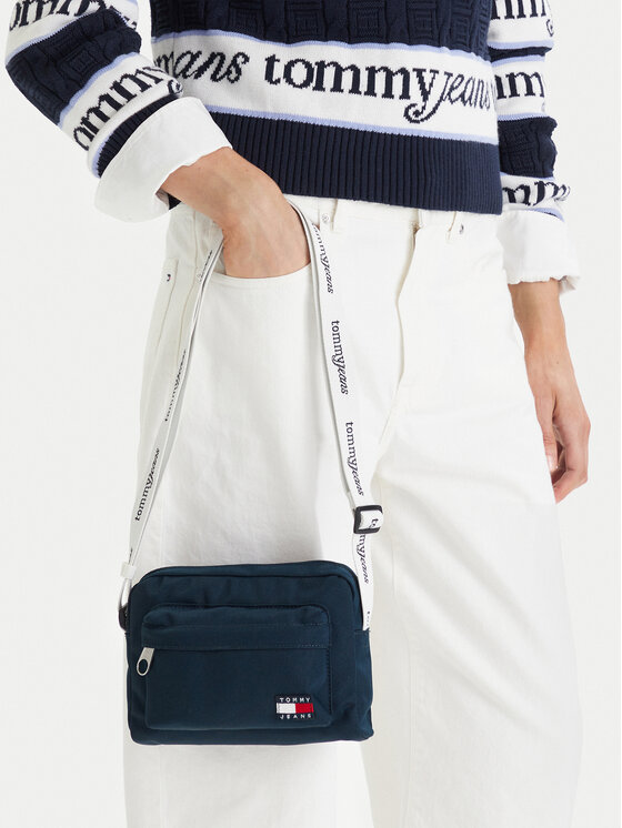 Tommy Jeans Geantă Tjw Ess Daily Crossover AW0AW18462 Bleumarin