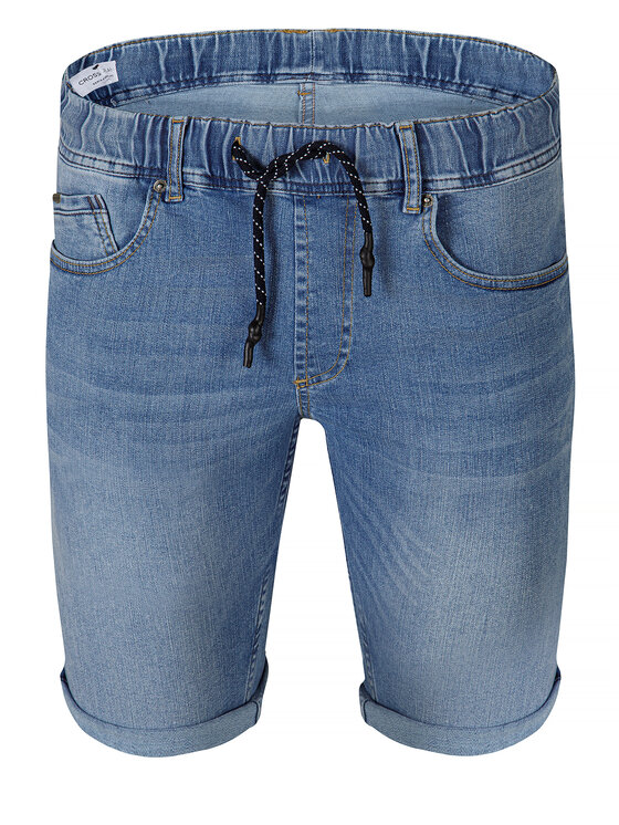 Cross Jeans Cross Jeans Szorty jeansowe A 533-012 Niebieski Regular Fit