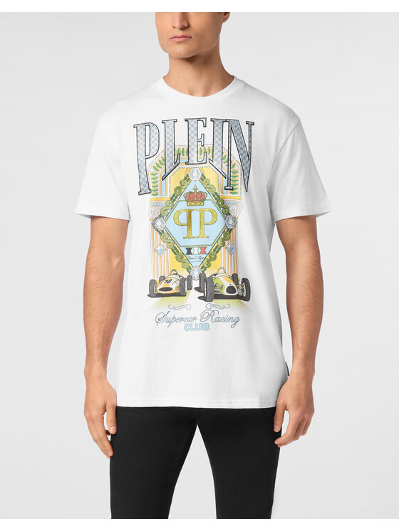 PHILIPP PLEIN PHILIPP PLEIN T-shirt 24931 Bianco Regular Fit