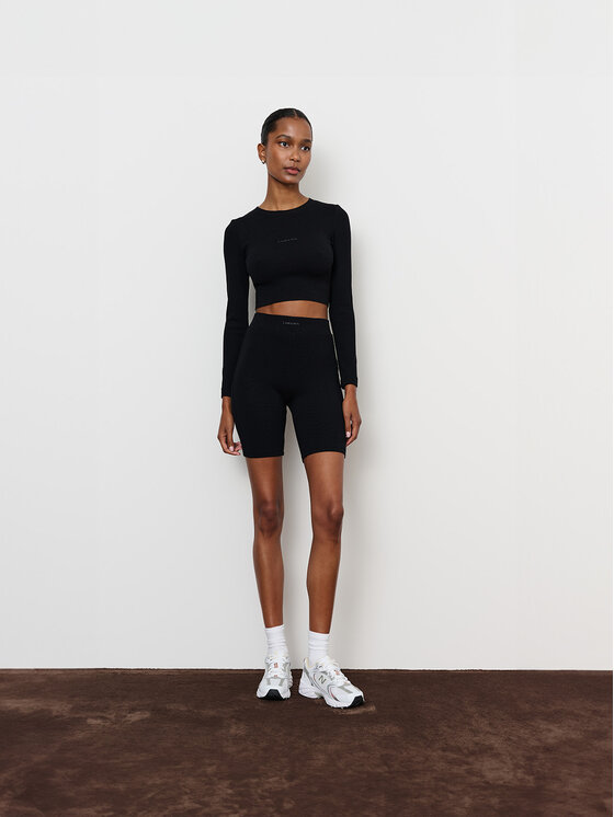 La Mania La Mania Pantaloncini sportivi TIFF SZORTY Nero Classic Fit