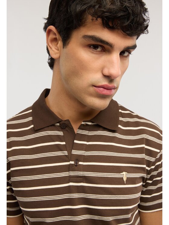 Trussardi Trussardi T-Shirt G0478000101N0JB Brązowy Regular Fit
