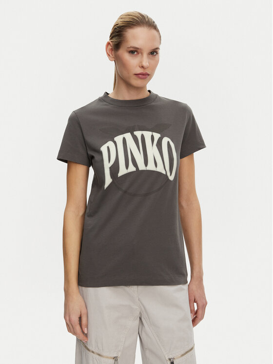 PINKO PINKO Tricou 101752 A2CT I63 Gri Regular Fit