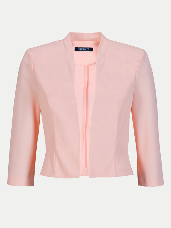 Swing Swing Marynarka 4AF01800 Różowy Regular Fit