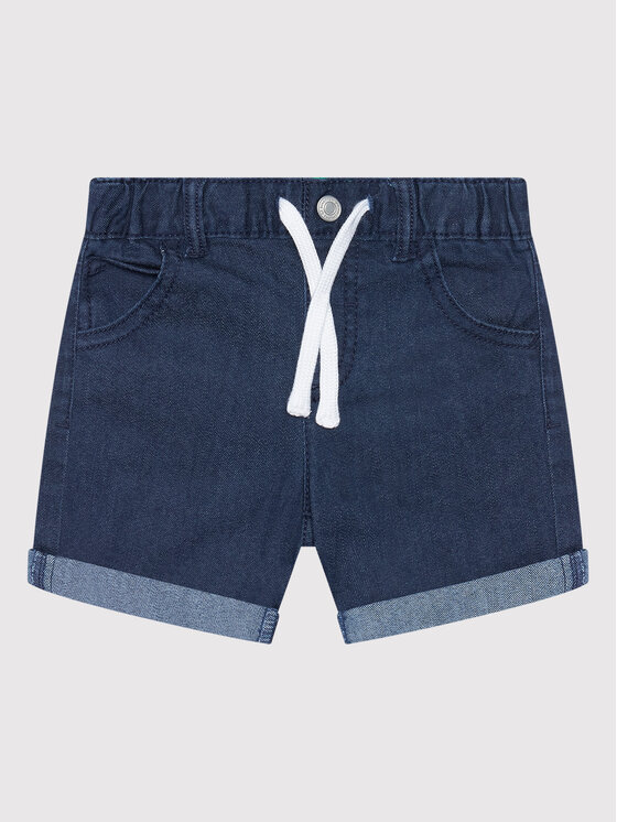 United Colors Of Benetton United Colors Of Benetton Pantaloni scurți de blugi 4KV959G50 Albastru Slim Fit