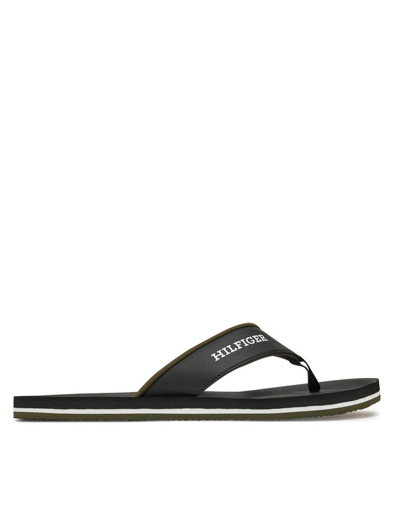 Tommy Hilfiger Tommy Hilfiger Σαγιονάρες Padded Comfort Hilfiger B Sandal FM0FM05440 Μαύρο