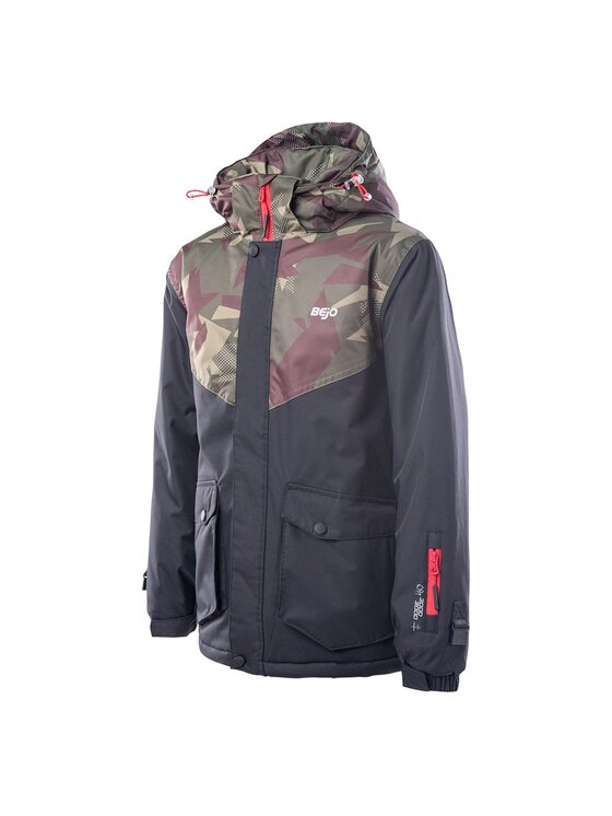 Bejo Bejo Kurtka snowboardowa Yuki Czarny Long Fit