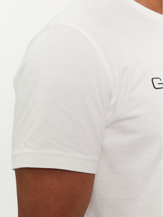 Gant Gant Tricou Graphic 2003242 Écru Regular Fit
