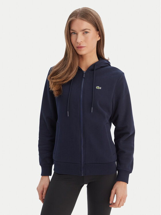 Lacoste Bluza SF5256 Granatowy Regular Fit
