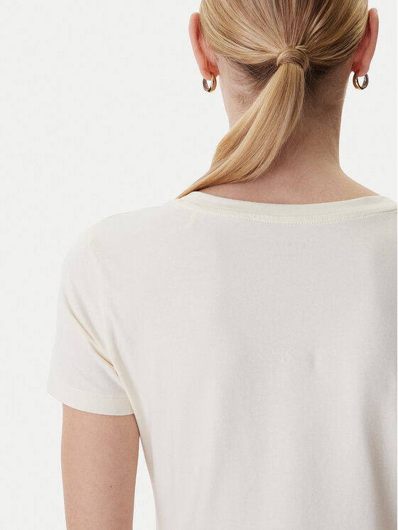 Guess Guess T-Shirt W6RI32 J1314 Εκρού Regular Fit