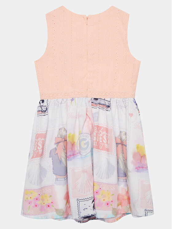 Guess Guess Ikdienas kleita K4GK11 KC7Z0 Oranžs Regular Fit