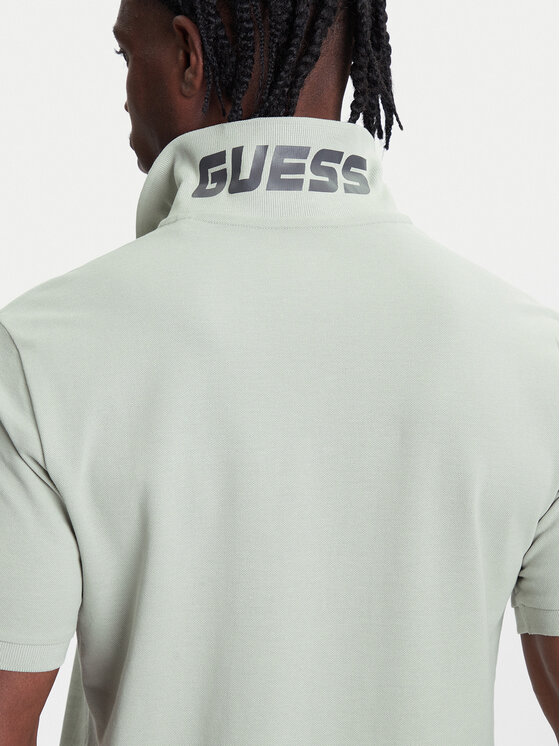 Guess Guess Polo Z5YP02 K9WF1 Zelena Regular Fit