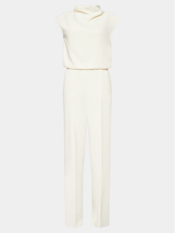 Marella Marella Salopetă Lilia 2413241013 Écru Regular Fit