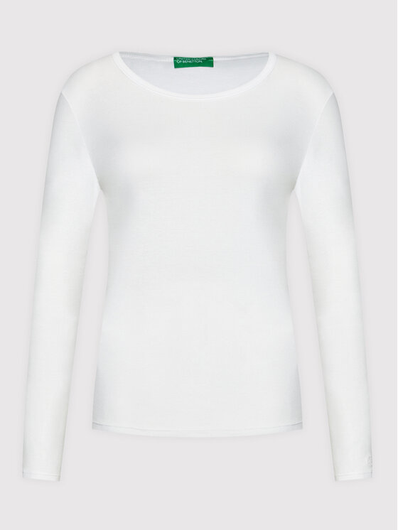 United Colors Of Benetton United Colors Of Benetton Blúz 3GA2E16F9 Fehér Regular Fit