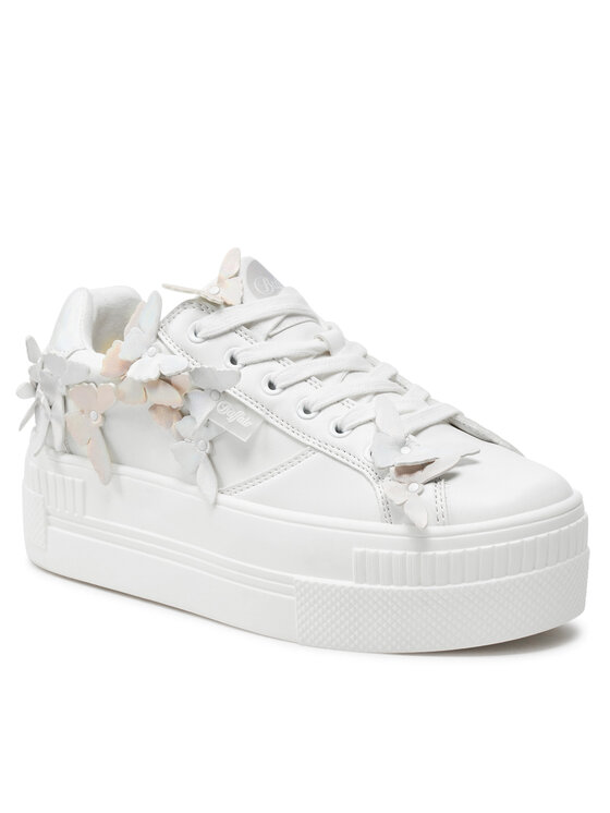Buffalo Buffalo Sneakersy Paired Butterfly 1636137 Biały