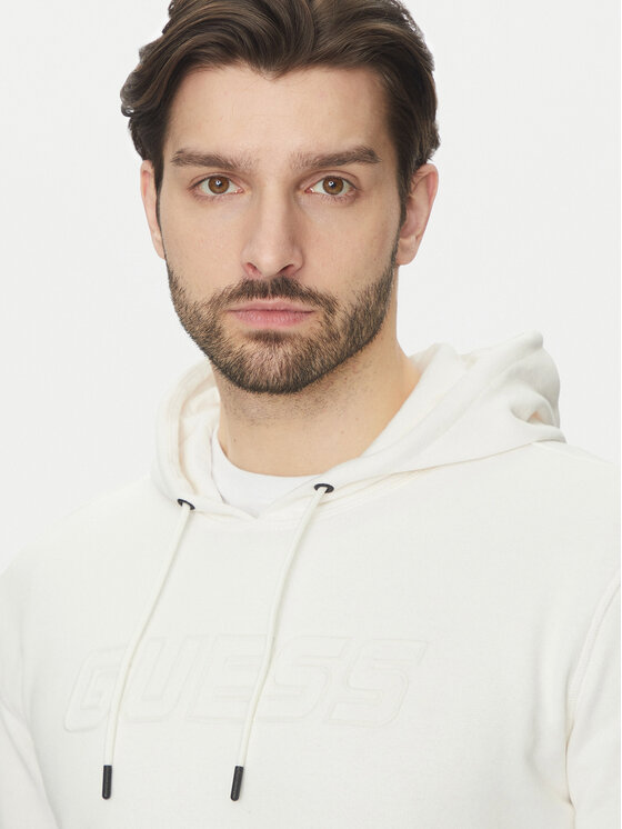 Guess Guess Felpa Z4YQ12 KAIJ1 Bianco Regular Fit