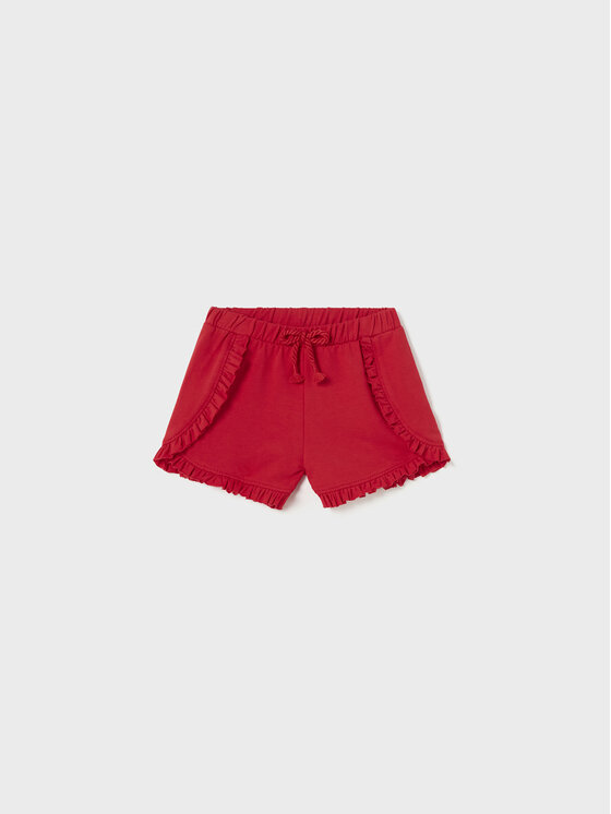 Mayoral Mayoral Шорти от плат 603 Червен Regular Fit