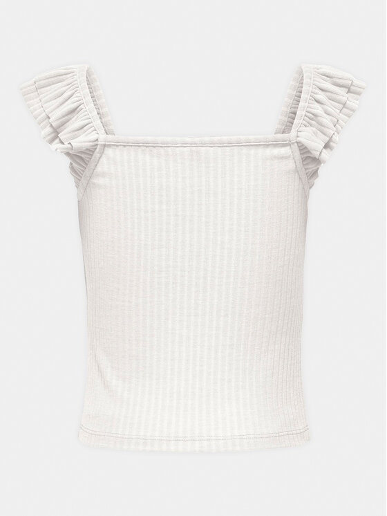 Kids ONLY Top Nella 15317829 Bianco Slim Fit, taglia : 146_152