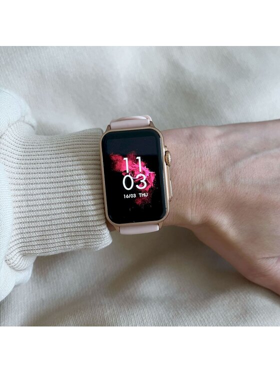 Rubicon Rubicon Smartwatch SMARUB223 Różowe złoto