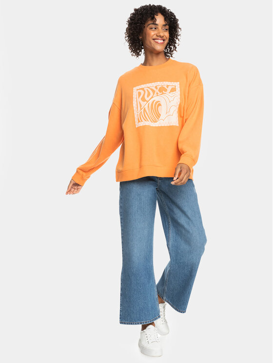 Roxy Roxy Felpa Take Yourplaceb Otlr ERJFT04745 Arancione Regular Fit