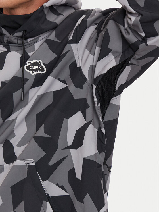 Colourwear Colourwear Bluza techniczna Hoodie 7010302 Czarny Regular Fit