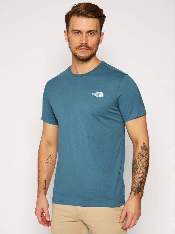 The North Face The North Face T-Shirt Simple Dome NF0A2TX5 Modrá Regular Fit