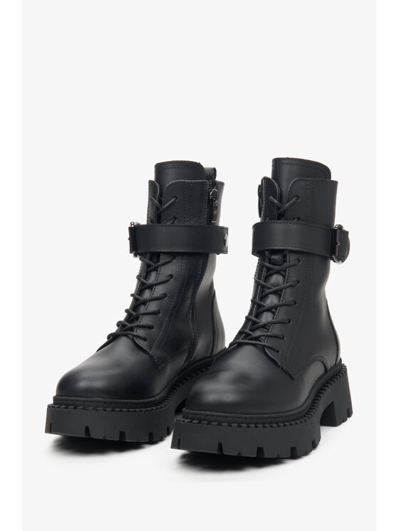 Estro Estro Μποτάκια ER00113295 Μαύρο