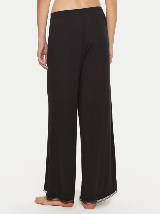 Tommy Hilfiger Tommy Hilfiger Pyjamahose UW0UW05575 Schwarz Relaxed Fit
