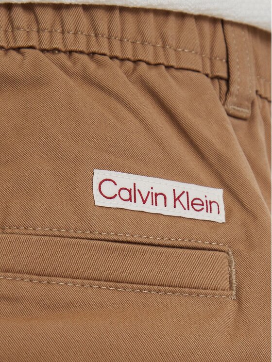 Calvin Klein Jeans Calvin Klein Jeans Σορτς υφασμάτινο LV04RF612G Σκούρο μπεζ Regular Fit