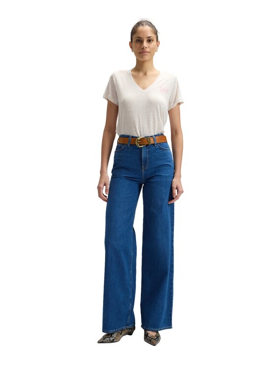 Lee Lee Jeansy 112376786 Niebieski Bootcut Fit
