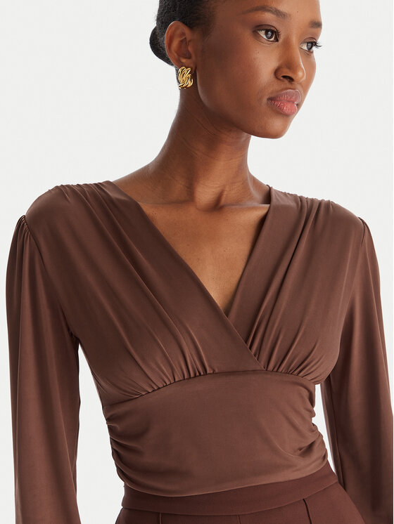 ACCESS FASHION ACCESS FASHION Body 54-2018-324 Hnedá Slim Fit