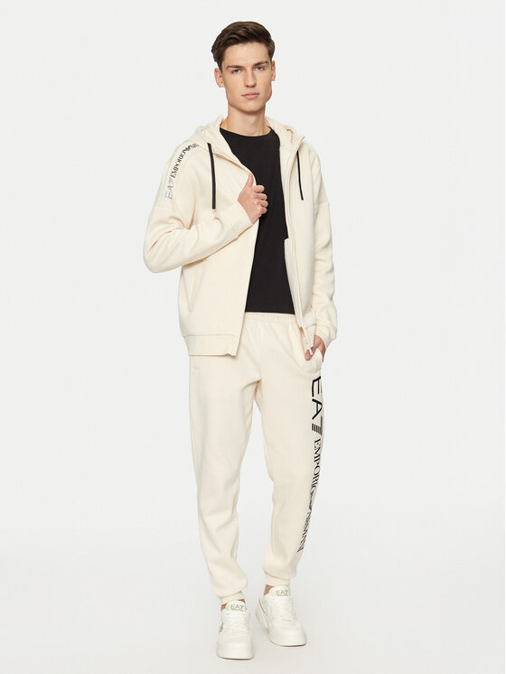 EA7 Emporio Armani EA7 Emporio Armani Majica dugih rukava 6DPM14 PJVTZ 1713 Bež Regular Fit