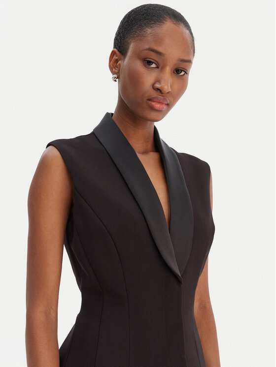 Bardot Bardot Cocktail obleka Destene 59724DB2 Črna Regular Fit
