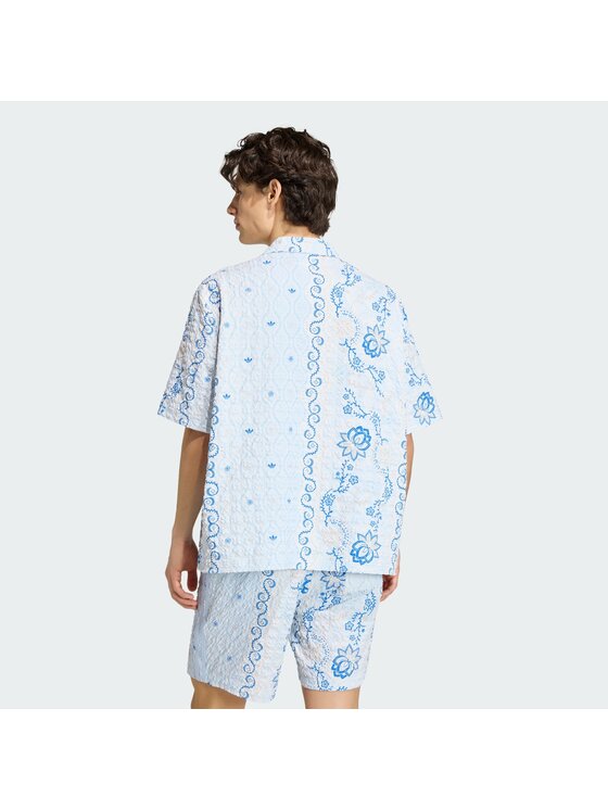 adidas adidas Koszula 165421 Niebieski jasny Loose Fit