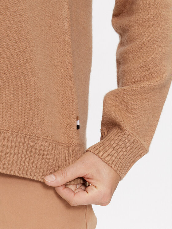 BOSS Boss Sweter Mistico 50500676 Beżowy Regular Fit
