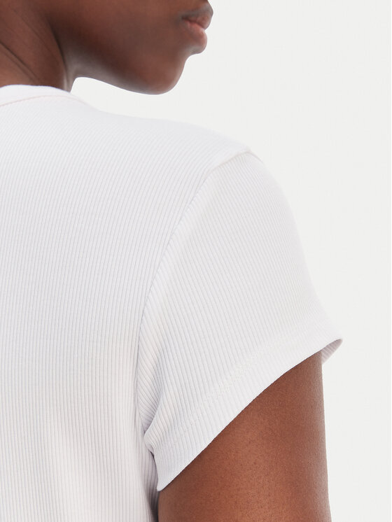 BOSS BOSS T-särk C_Ecute 50554675 Valge Slim Fit