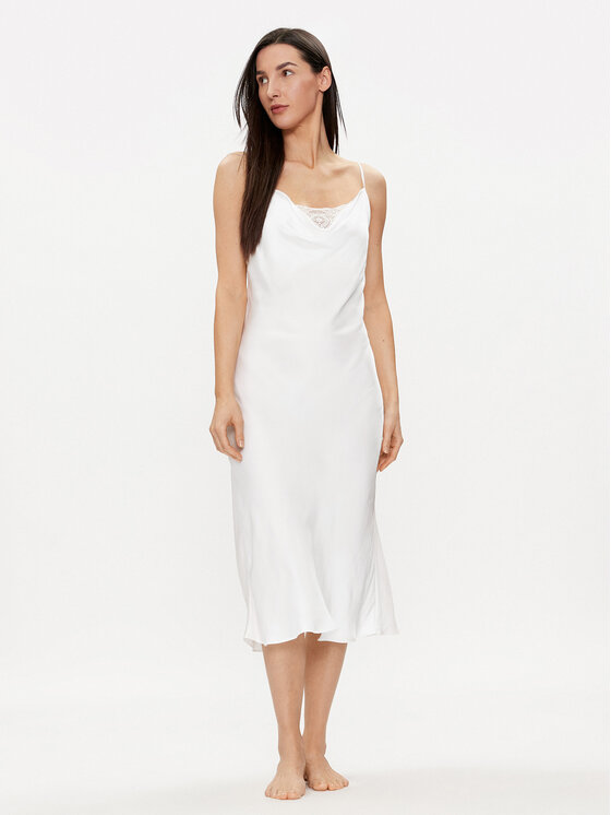 Selmark Selmark Camicia da notte Matilda 31165 Bianco Regular Fit