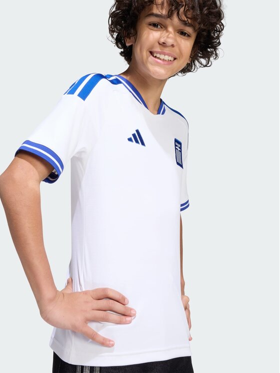adidas adidas Koszulka techniczna Greece 26 Home Biały Regular Fit