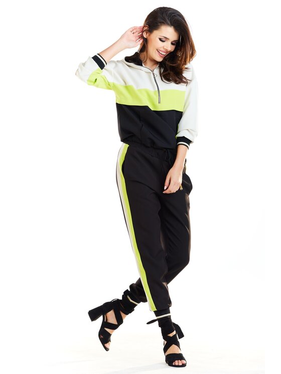 Awama Awama Bluza A265 Różowy Basic Fit