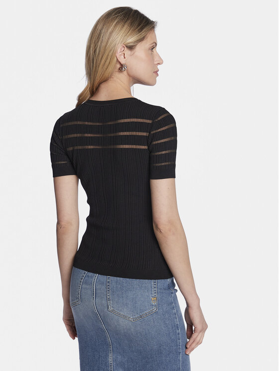 PINKO Pinko Särkpluus Seaborgio 100412 A0LB Must Slim Fit