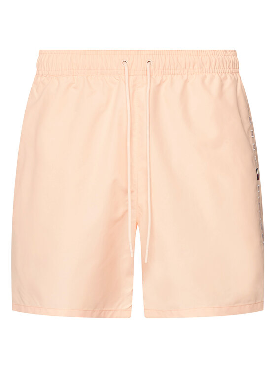 Tommy Hilfiger Tommy Hilfiger Szorty kąpielowe UM0UM03258 Pomarańczowy Regular Fit