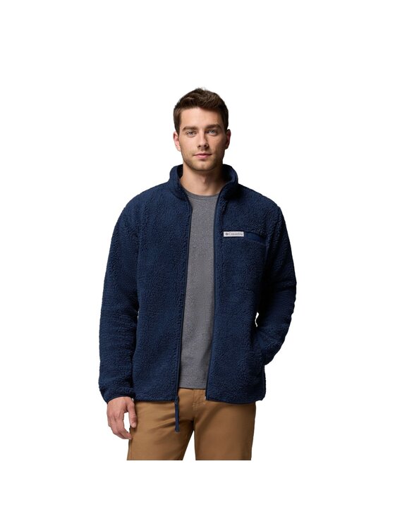 Columbia Columbia Polar Rugged Ridge High Pile Full Zip 2135481464 Granatowy Regular Fit
