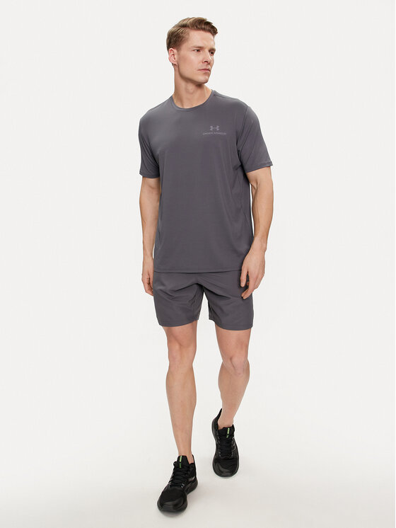 Under Armour Under Armour Funkční tričko Ua Rush Energy Ss 1383973-025 Šedá Loose Fit
