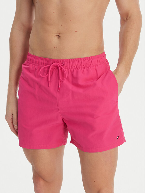 Tommy Hilfiger Tommy Hilfiger Pantaloni scurți pentru înot UM0UM03477 Roz Regular Fit
