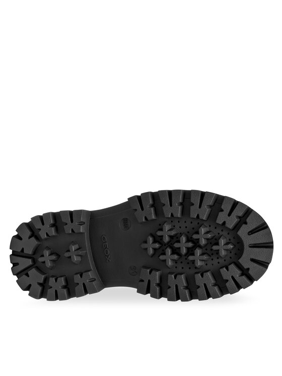Geox Geox Schnürstiefeletten J Maquinnens J56M6D 0CNNH C9999 S Schwarz