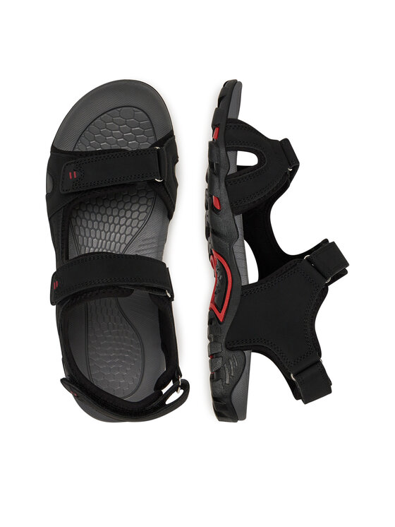 Lanetti Lanetti Sandalen 21MC0610 Schwarz
