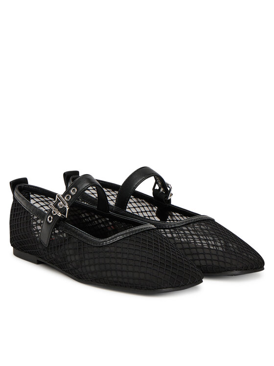 Tommy Jeans Tommy Jeans Balerini Tjw Mesh Maryjane Ballerina EN0EN02872 Negru