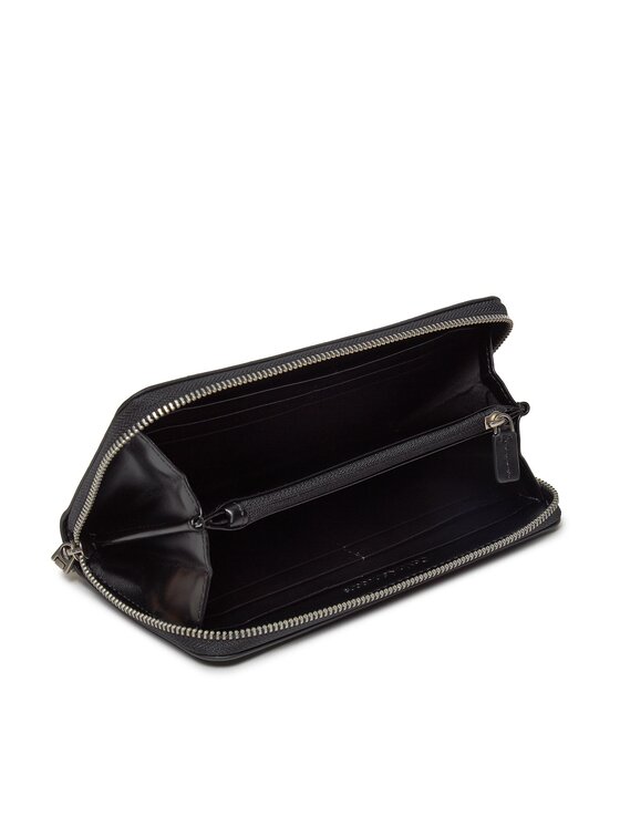 Calvin Klein Calvin Klein Liels sieviešu maks Ultralight Zip Around W/Wristlet K60K611498 Melns